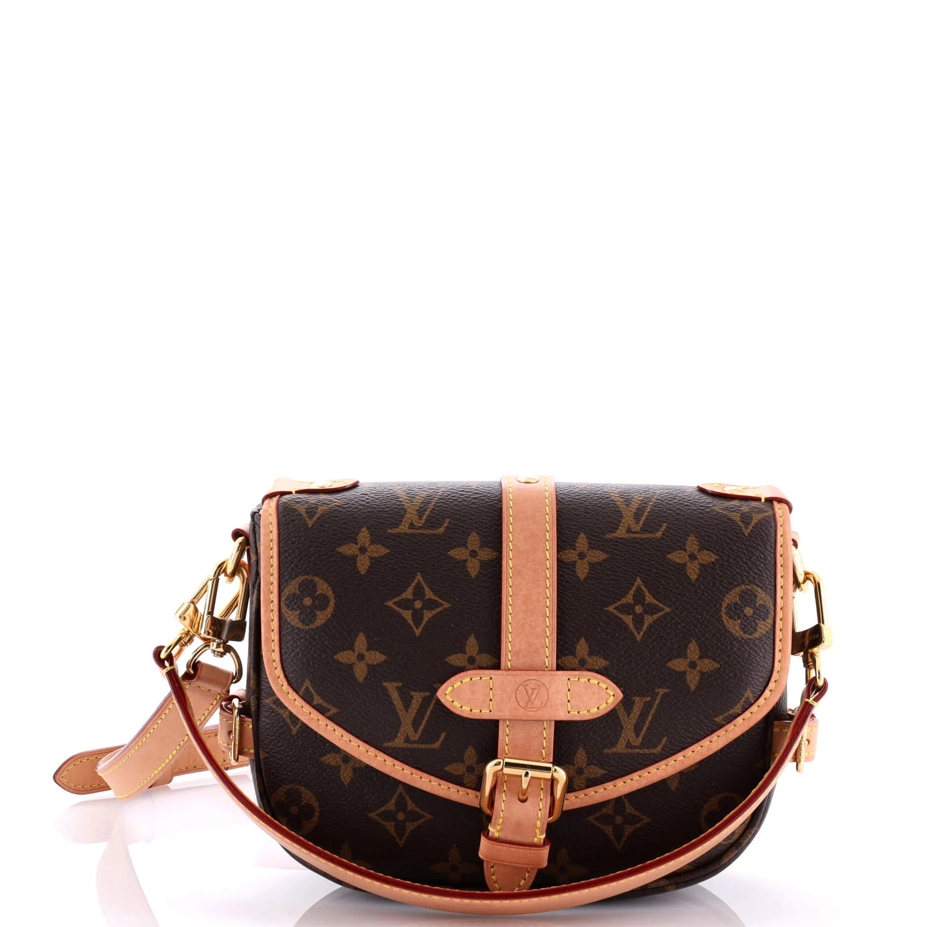 Saumur Handbag Monogram Canvas BB | Shop Simon