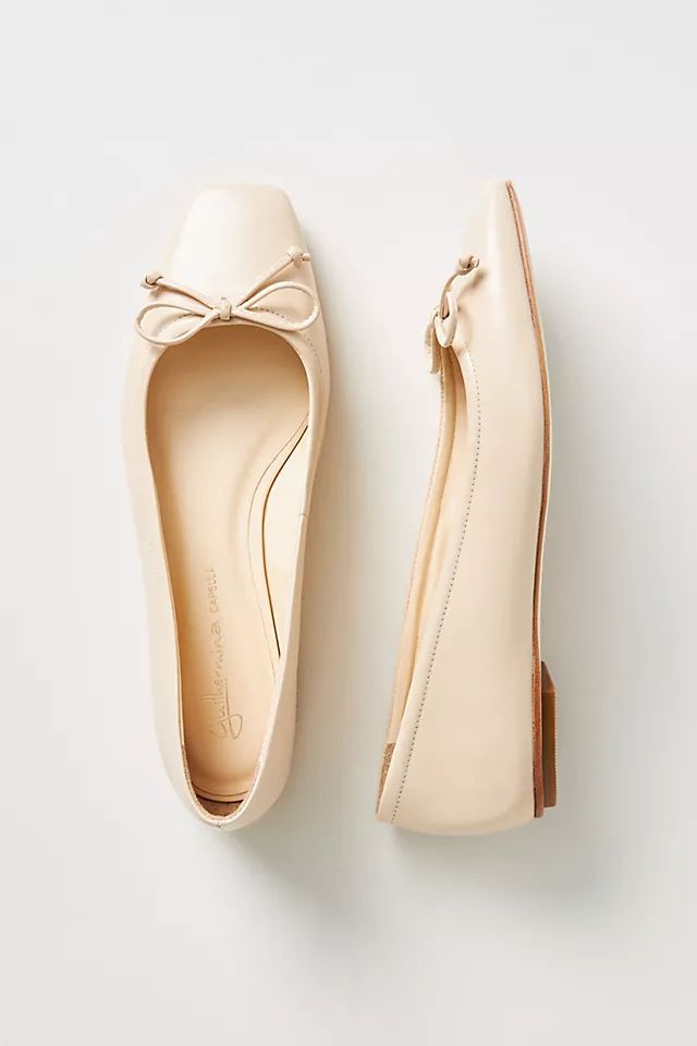 Guilhermina Square-Toe Ballet Flats | Anthropologie (US)