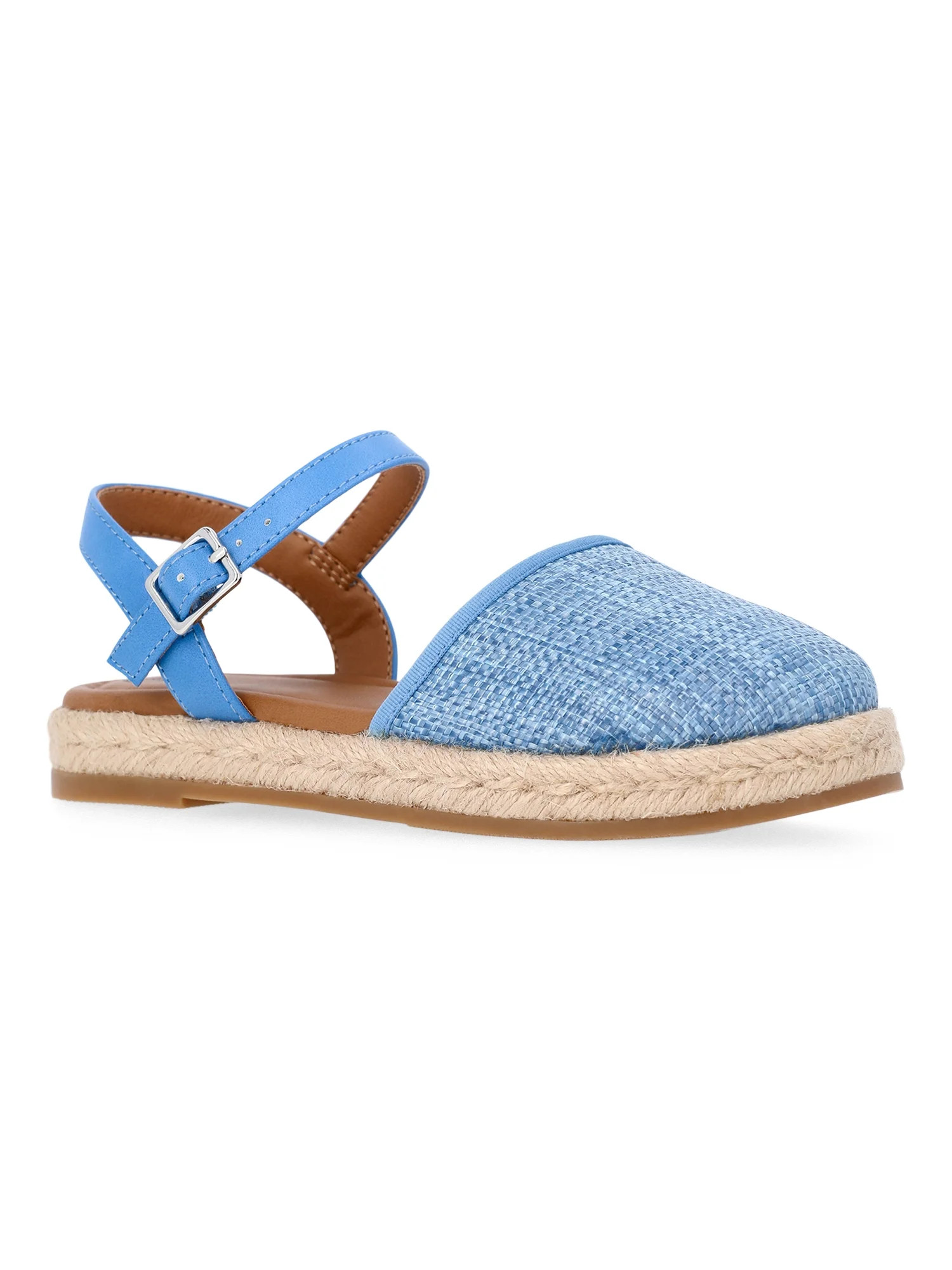 Wonder Nation Little Girls and Big Girls Espadrille Shoes | Walmart (US)
