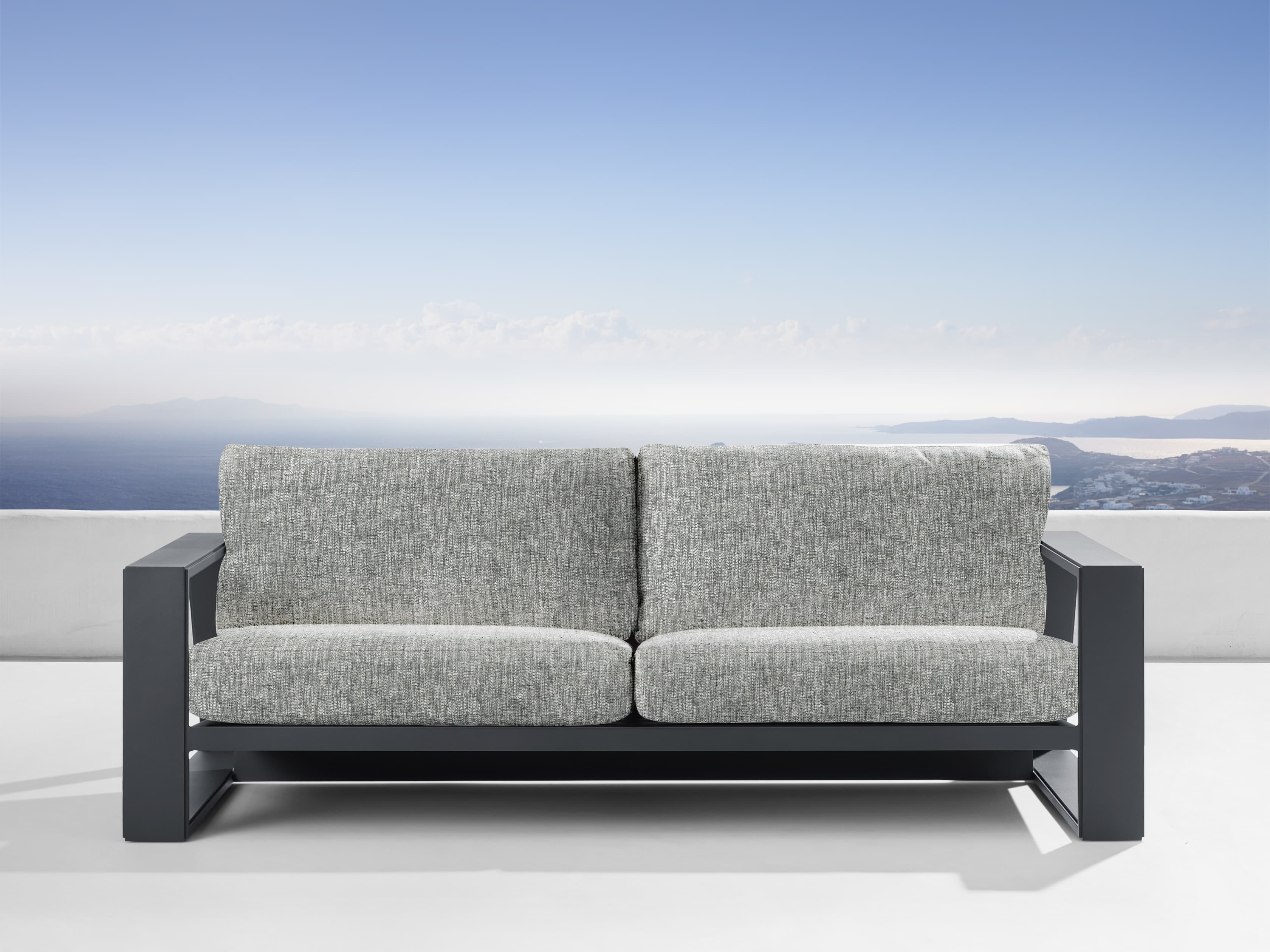 Canyon Outdoor Aluminum Sofa | Arhaus