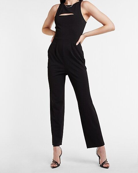 Sleeveless Cut-Out Jumpsuit | Express