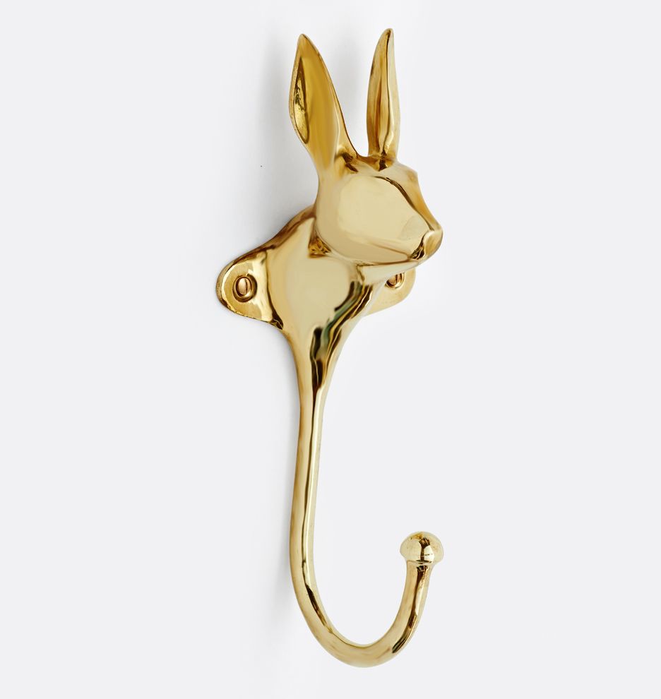 Animal Cast Brass Hook | Rejuvenation