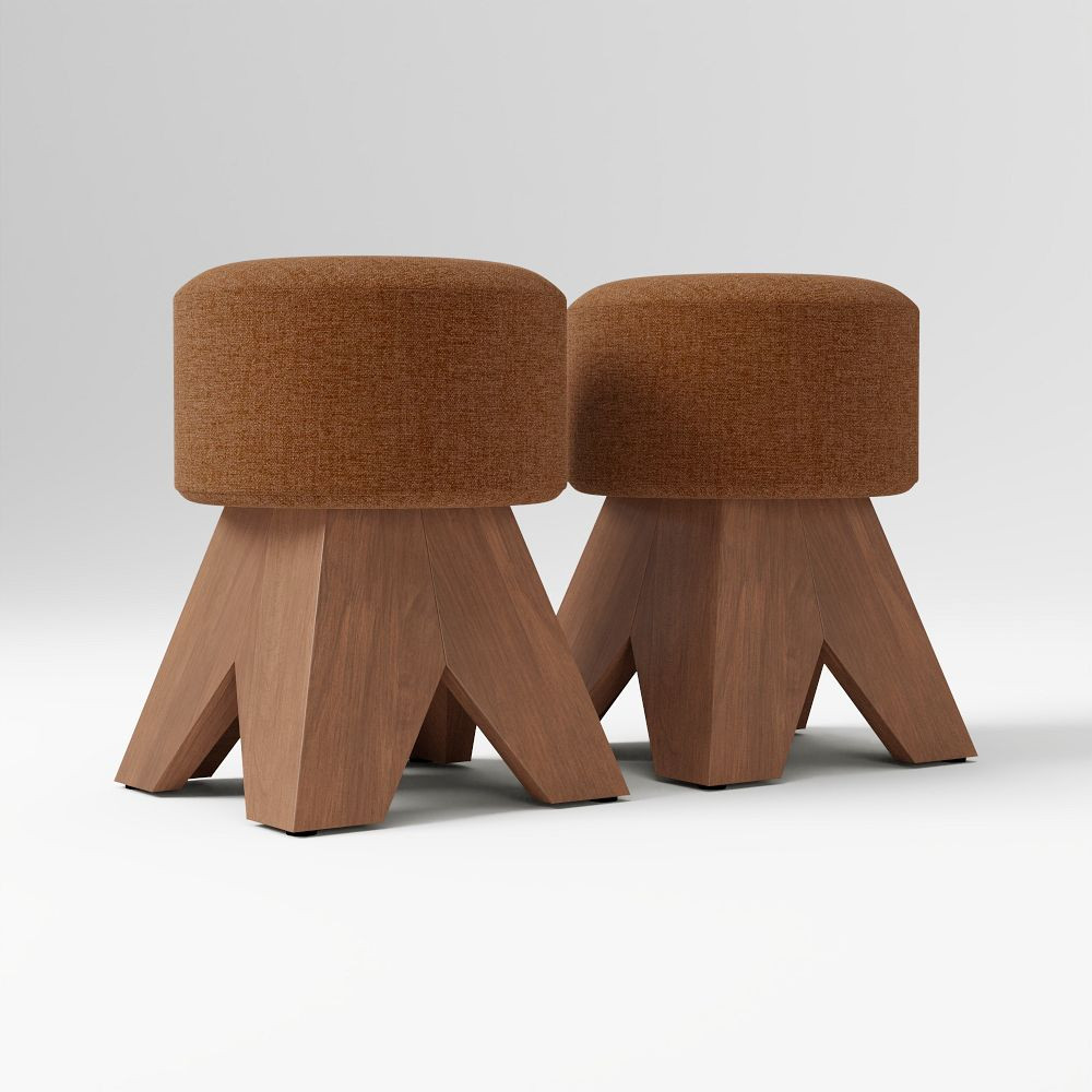 Pierce & Ward Swivel Vanity Stool | West Elm (US)