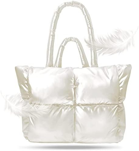 VINMIWE Puffer Tote Bag, Extra Large Luxury Bags for Women Unicloud Puffy Shoulder Quilted Handba... | Amazon (US)