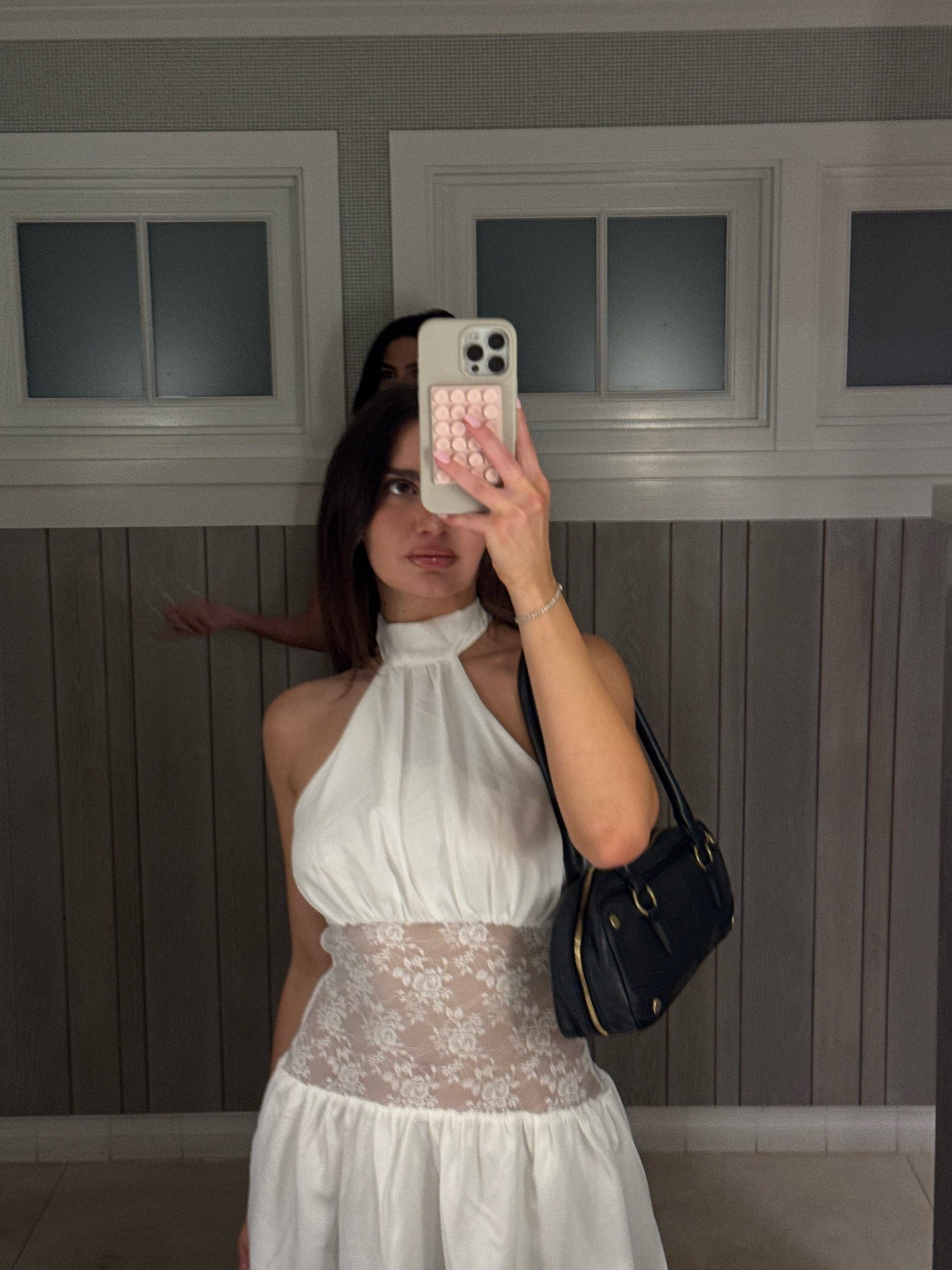 Hamtpons halter dress mini