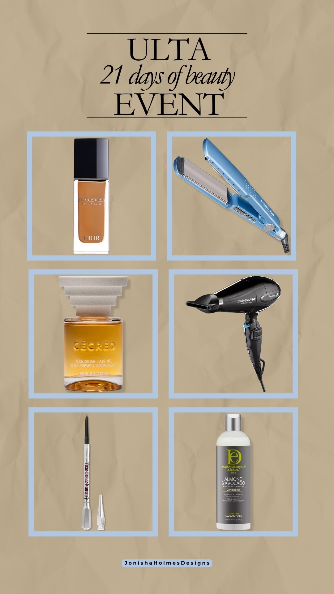 ✨ ULTA’s 21 Days of Beauty Event is back ✨ and these are the must-haves I’m eyeing 👀. From flawless foundation to the best hot tools and nourishing hair care, this is the time to stock up while the deals last.