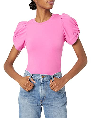 Amazon Essentials Women's Regular-Fit Puff Sleeve Crewneck T-Shirt | Amazon (US)
