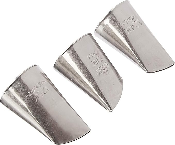 Ateco Korean Flower Tubes 124K, 125K, and 126K 3-Piece Set, Silver | Amazon (US)