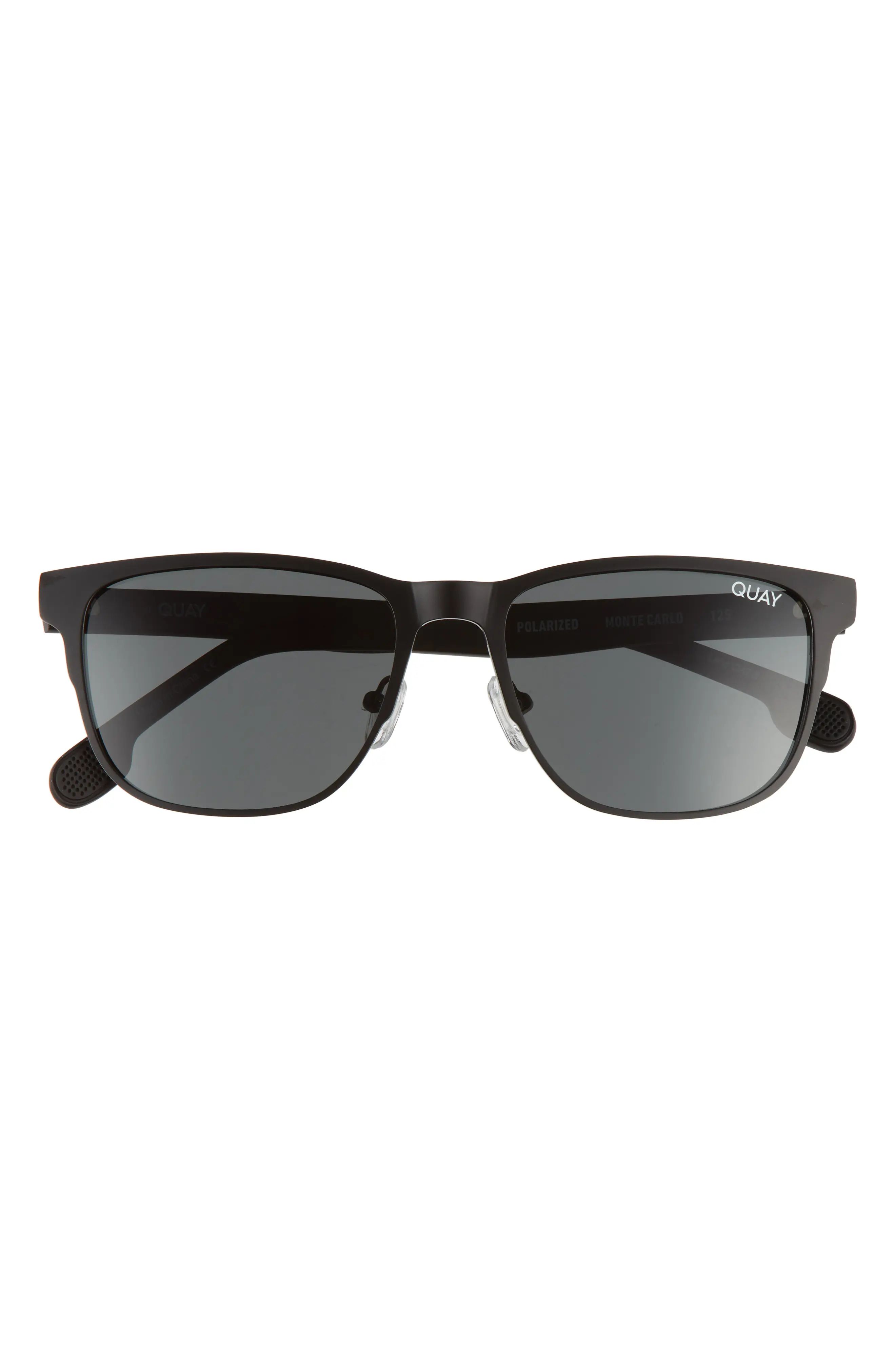 Men's Quay Australia Monte Carlo 62mm Sunglasses - Black/ Smoke Gradient | Nordstrom