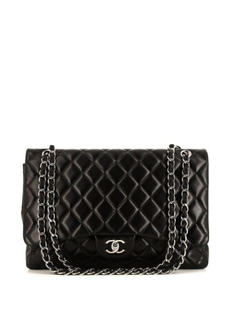 Chanel Pre-Owned Timeless Jumbo Classic Flap Shoulder Bag - Farfetch | Farfetch Global