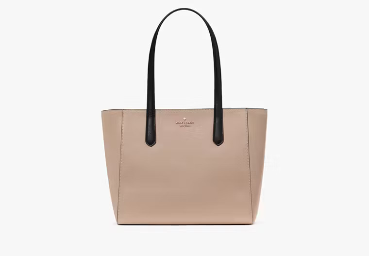Kate Spade Staci Medium Tote, Warm Beige | Kate Spade Outlet