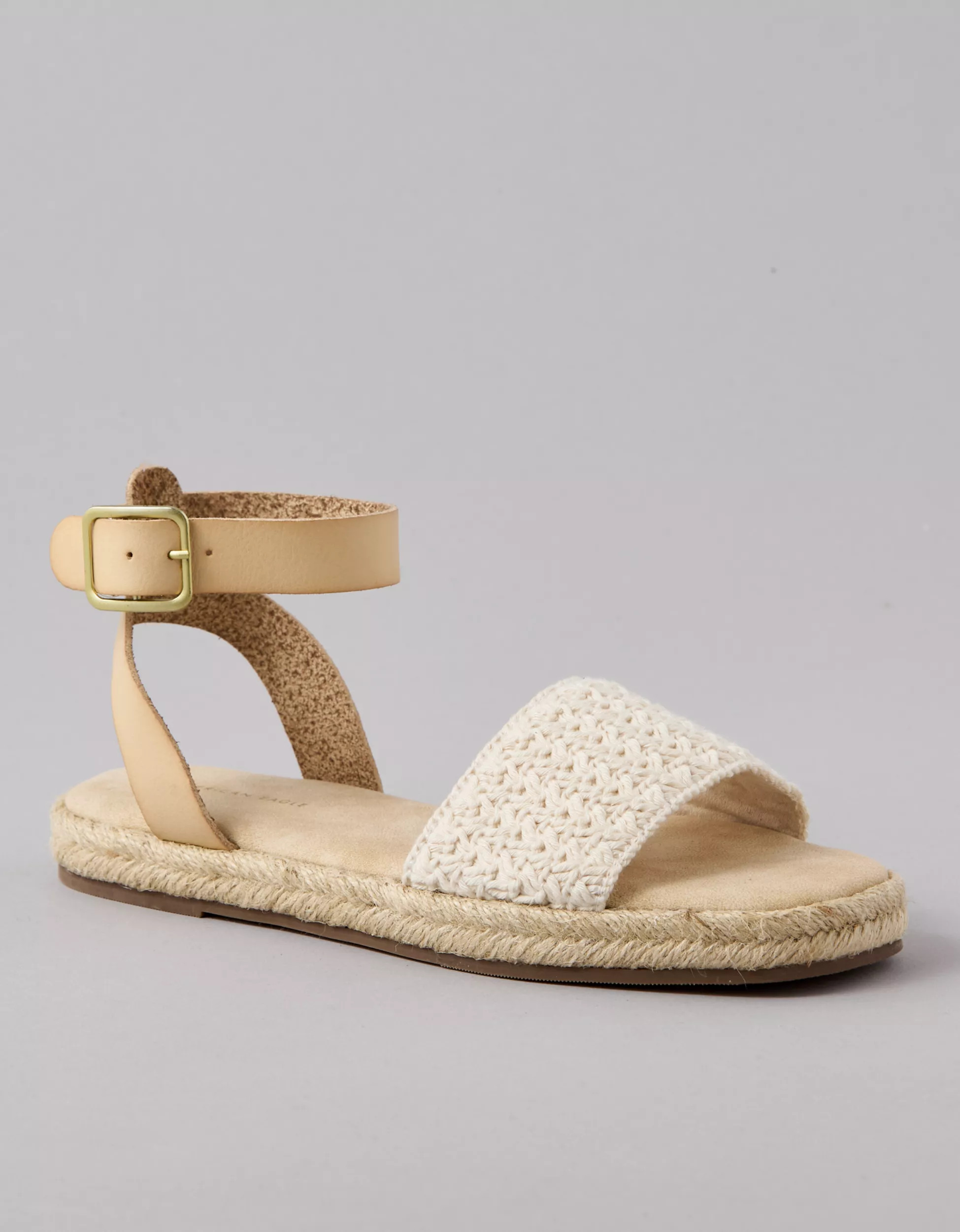 AE Ankle Strap Espadrille Sandal | American Eagle Outfitters (US & CA)