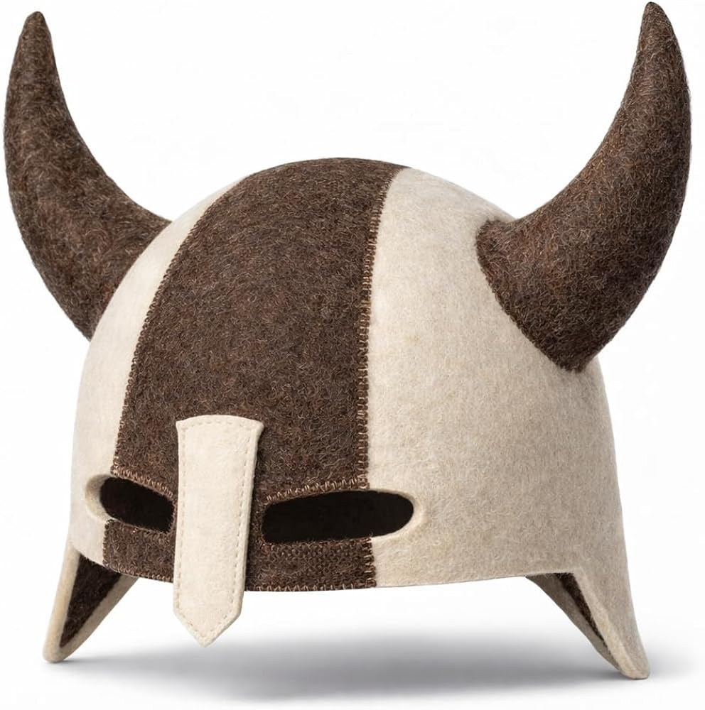 Wool Banya Hat for Men Knight Finnish Mens Sauna Hat Viking, Sauna Cap for Men Wool Felt | Amazon (US)