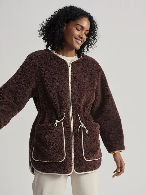 Angelina Sherpa Coat | Varley US | Varley USA