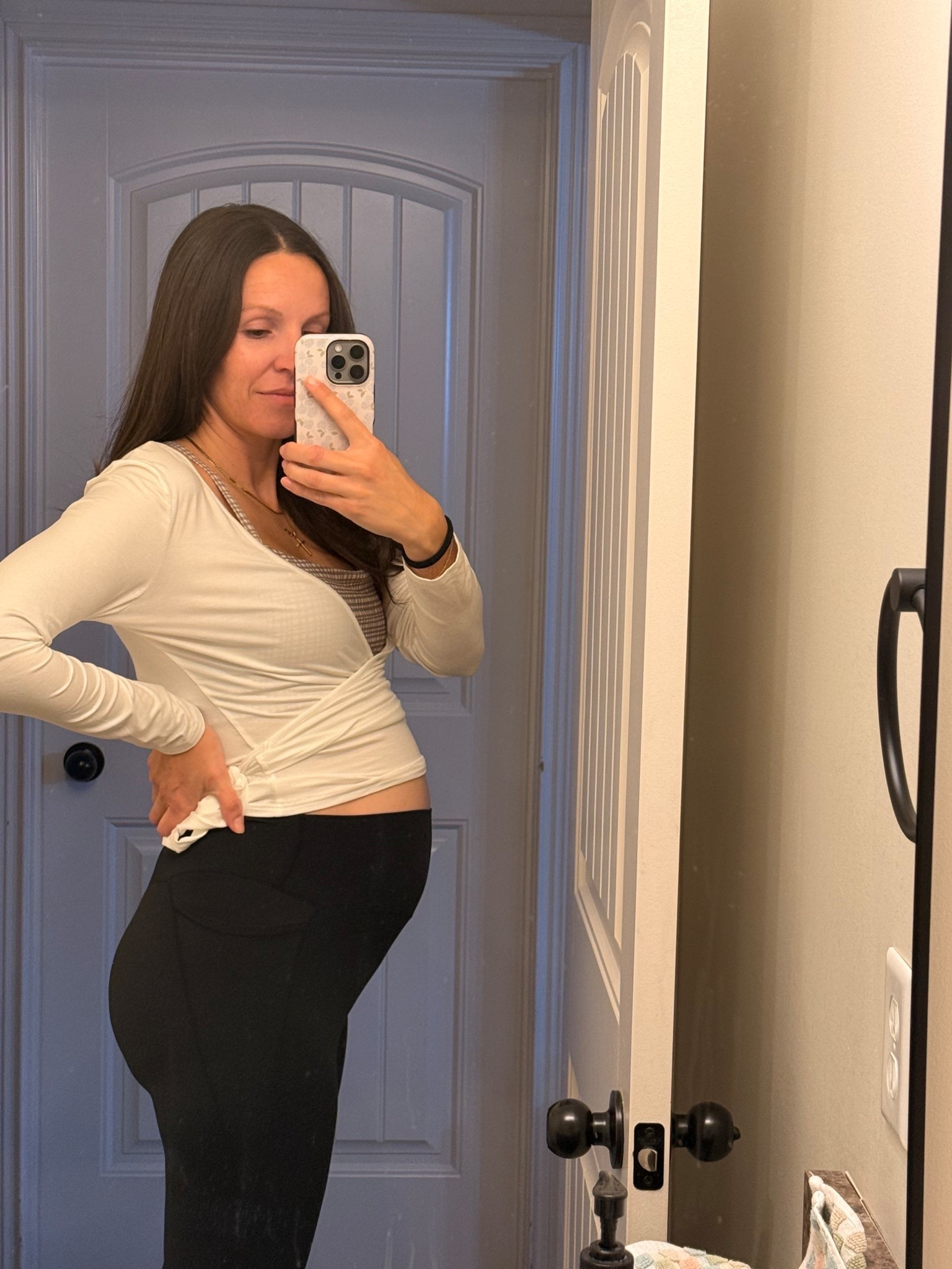 These wrap tops are saving my third trimester gym outfits and I love that I’ll be able to wear postpartum too!

#LTKBump #LTKootd #LTKfitnessgoals
