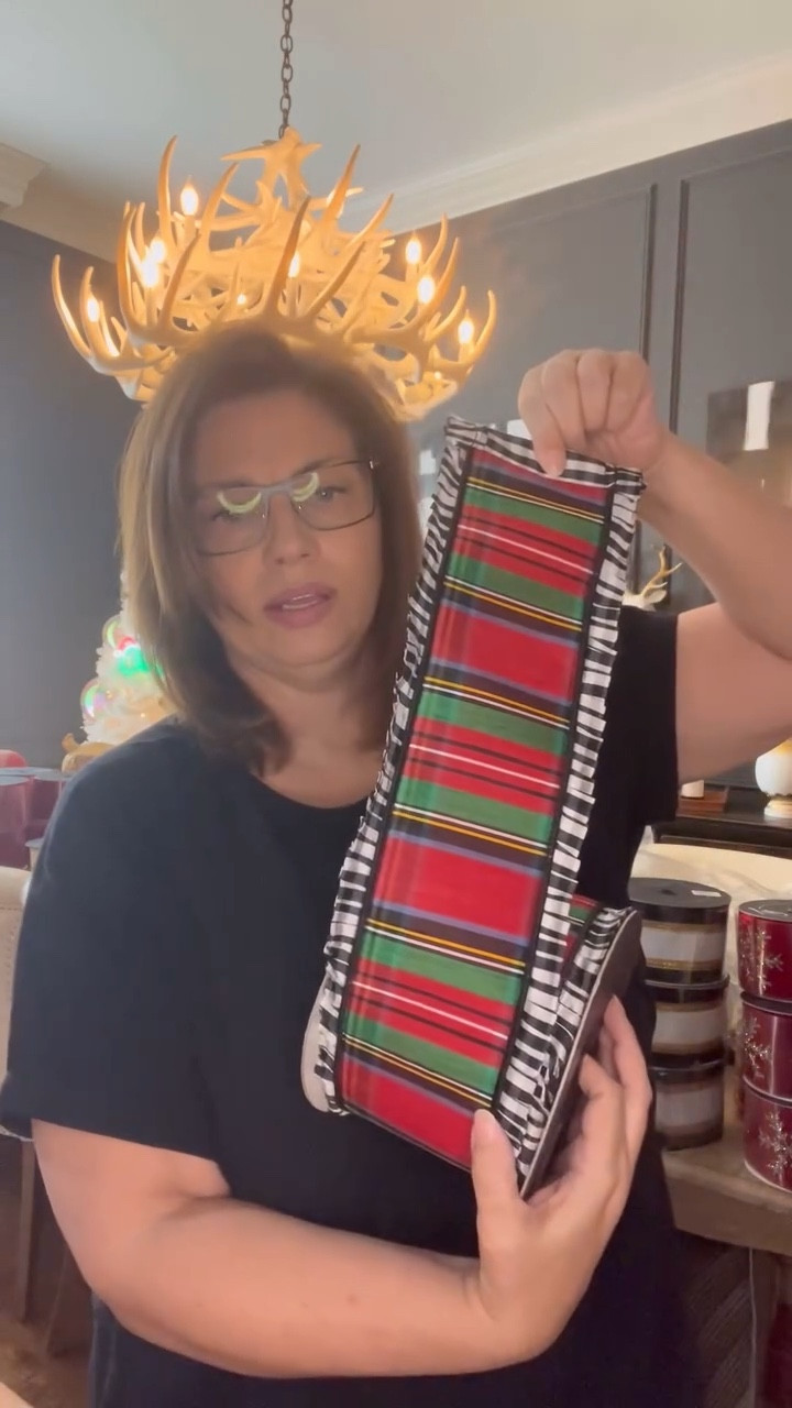 Love this cute ribbon called Angsley Abbey.

I love this reversible ribbon with the plaid front and the black and white checked back.  The ruffle trim ties both sides together.  I can’t wait to use this versatile ribbon in a design for you this Christmas. 

Follow along for more decorating ideas this holiday season.

#christmas #ribbon #decor #christmasdecor #christmasdecorating

#LTKHalloween #LTKSeasonal #LTKHome