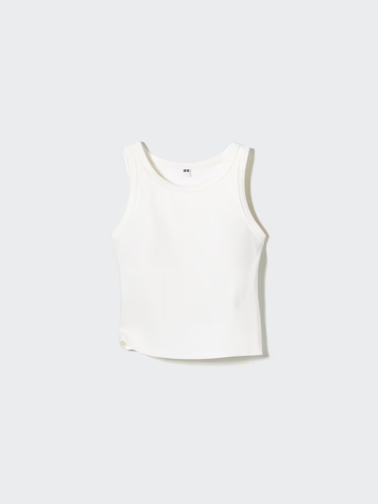 Ribbed Cropped Fit Bra Top | UNIQLO (UK)