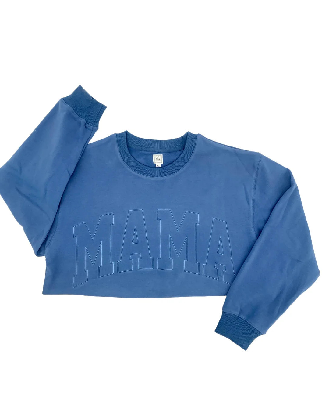 MAMA Drop Shoulder Crew - CAYDEN BLUE *updated fit* | Brooklyn Grace
