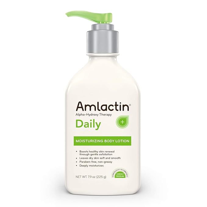 AmLactin Daily Moisturizing Body Lotion, 7.9 Ounce (Pack of 1) Bottle, Paraben Free | Amazon (US)