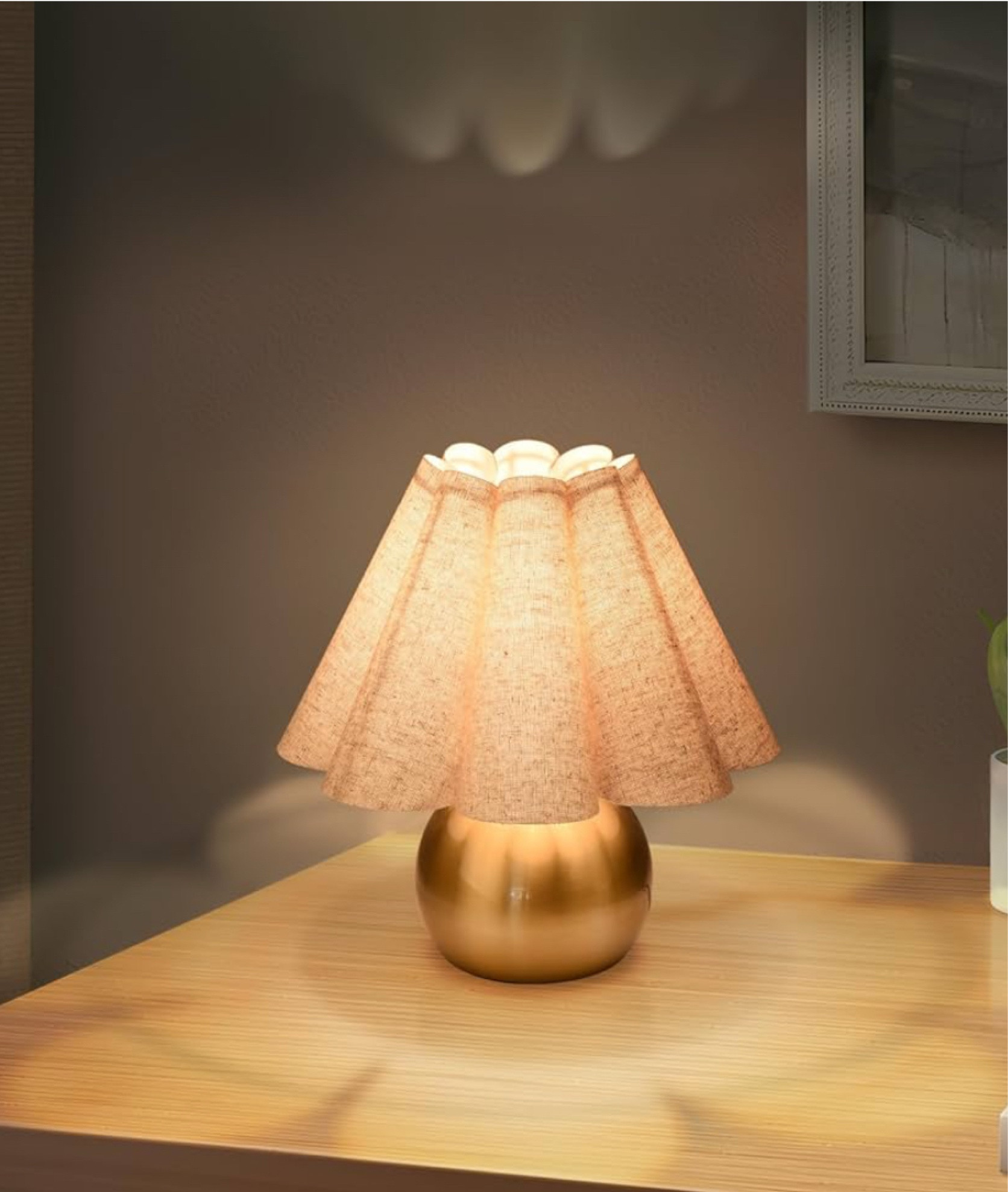 Look at this beautiful mini scalloped cutie from Amazon!

Perfect way to add some warm light to a small space! I’d love this on a little coffee bar 😍

#LTKHome #LTKFindsUnder50 #LTKStyleTip