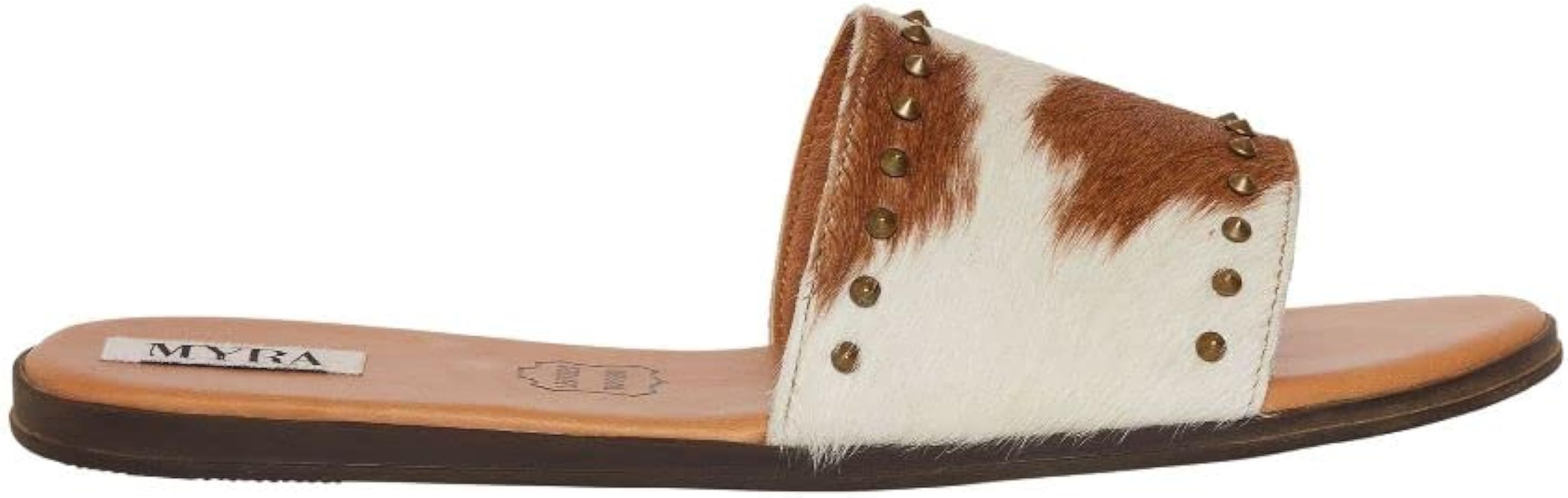 Myra Bag Sustainable Flats Fur Leather Shoes S-4111 | Amazon (US)