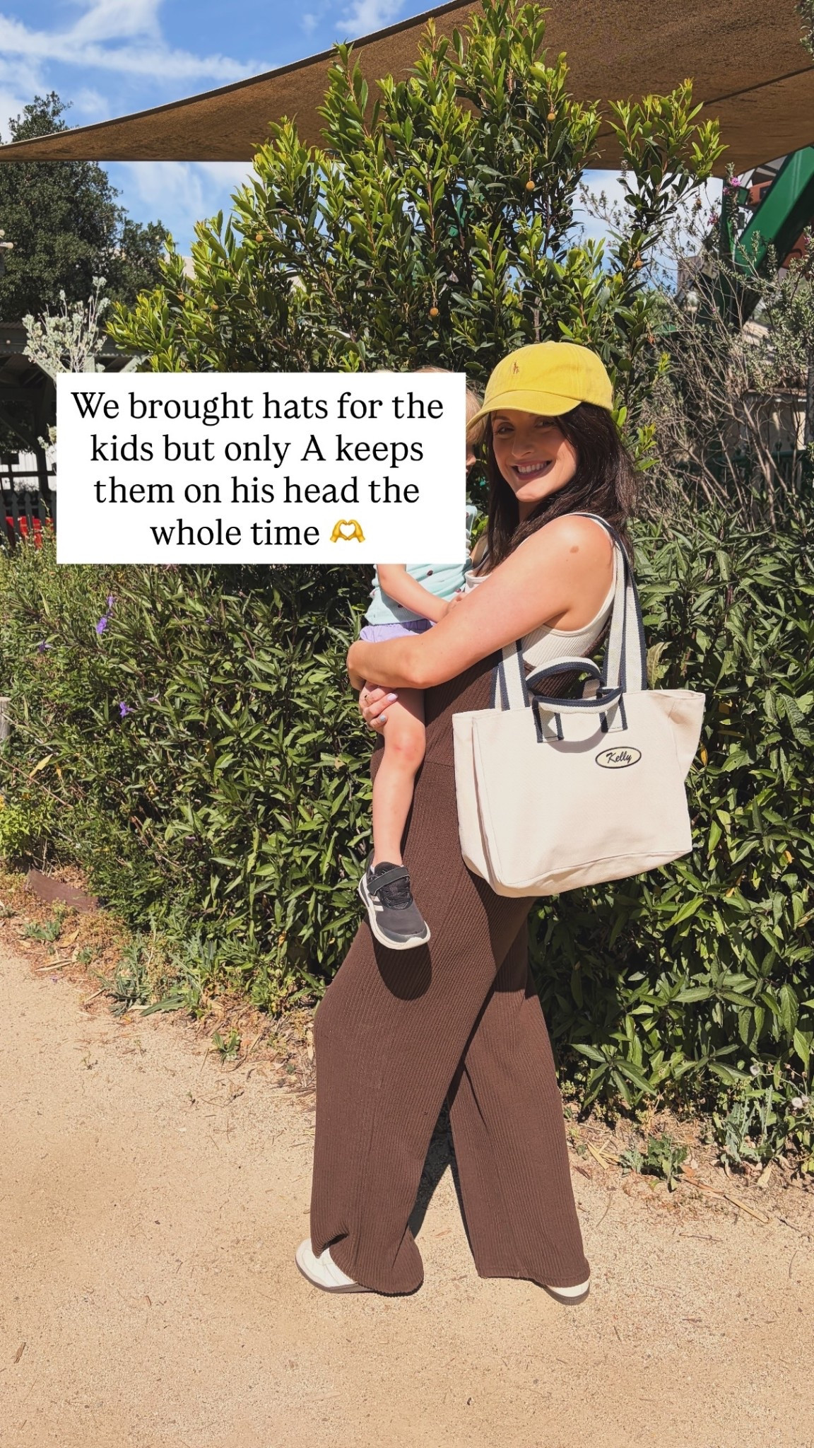 We brought hats for the kids but only A keeps them on his head the whole time 🫶

#LTKBaby #LTKBump #LTKKids