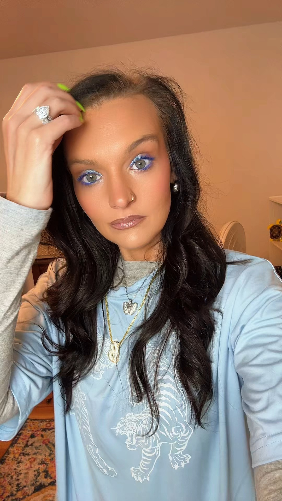 Today’s Blue Makeup 
#LTKBeauty