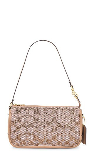 Coach Crystal Signature Jacquard Plaza Bag in Brown. | Revolve Clothing (Global)