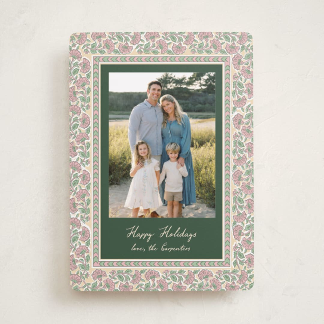 Floral block print | Minted
