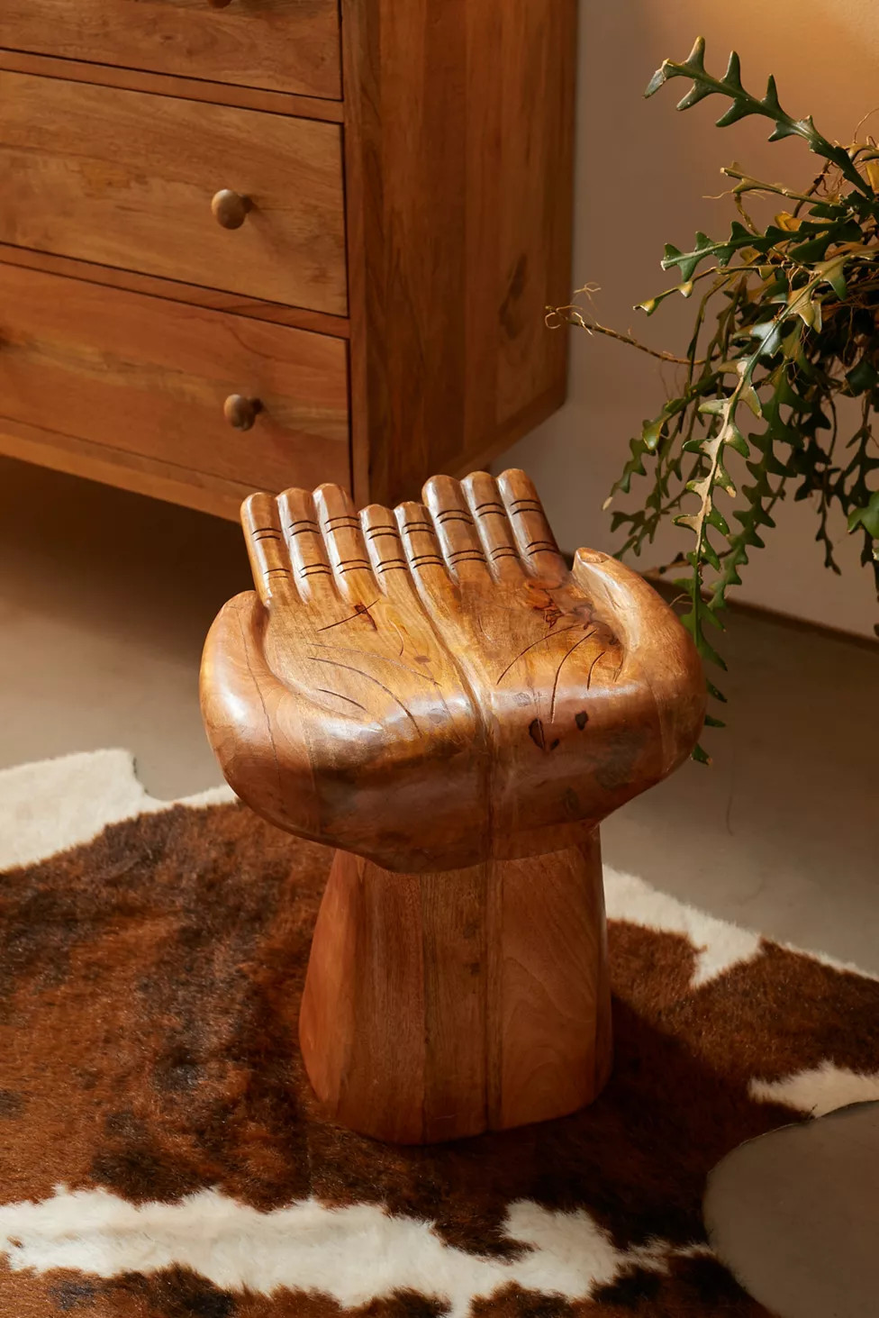 Open Hands Stool | Urban Outfitters (US and RoW)