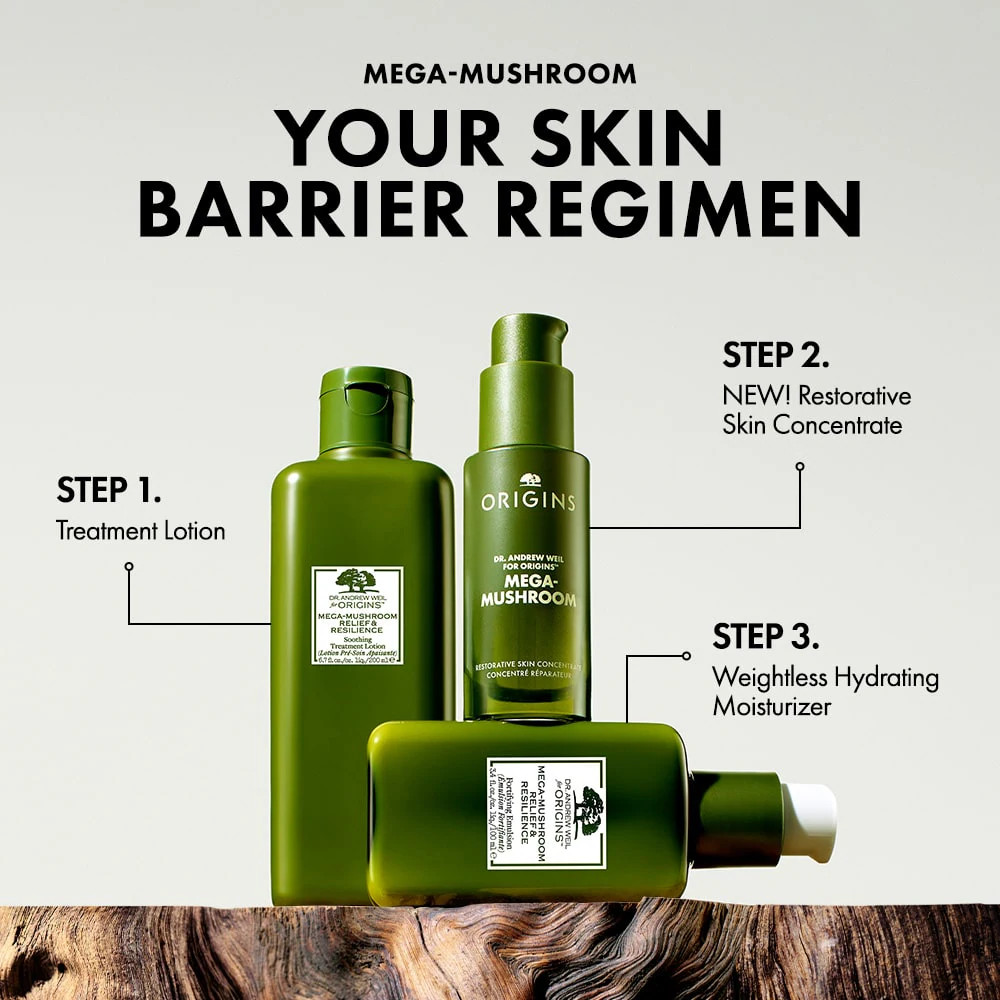Dr. Andrew Weil for Origins™ Mega-Mushroom Restorative Skin Concentrate | Origins | Origins (US)