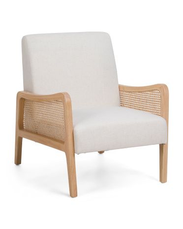 Casual Linen Accent Chair | TJ Maxx