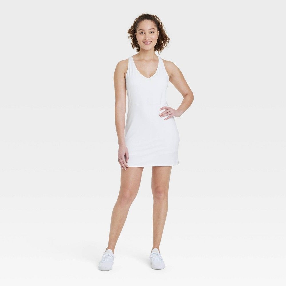 Women's Tennis Dress - All in Motion White XS | Target