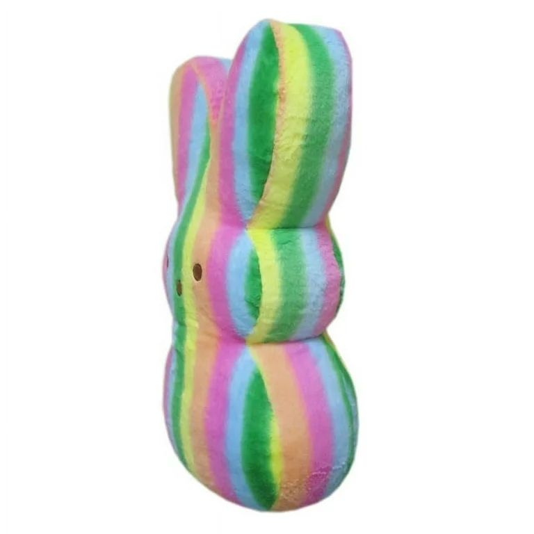 Jumbo Peeps Bunny Plush 38 Inch Animal Toy Easter, Rainbow Stripes | Walmart (US)