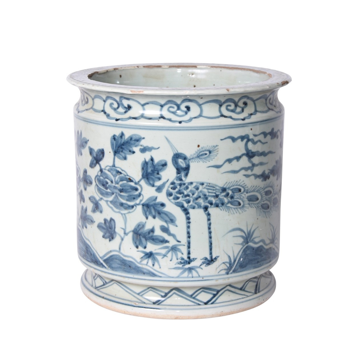 Blue and White Orchid Pot - Shop Decorative Accents - Dear Keaton | Dear Keaton