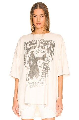 DAYDREAMER Janis Joplin Poster Tee in Sand from Revolve.com | Revolve Clothing (Global)