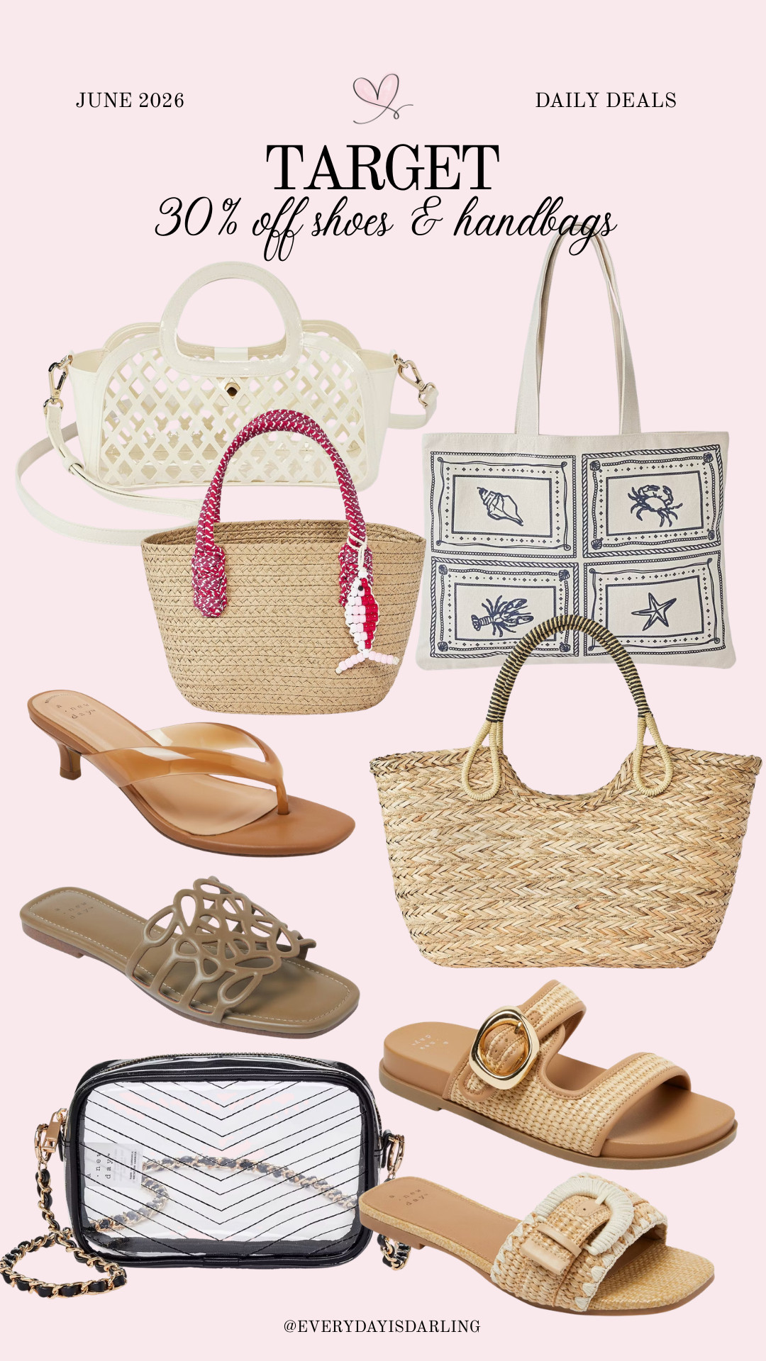 30% off shoes & handbags at Target! Time to stock up for summer!

#LTKootd #LTKSeasonal #LTKSaleAlert