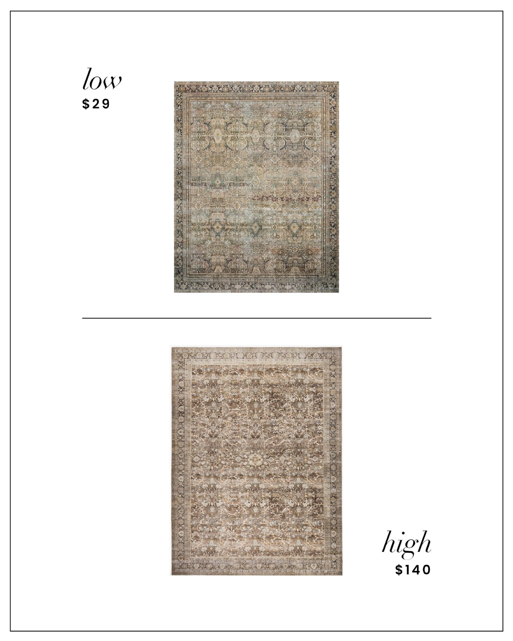 High / Low : Area Rug

#LTKHome