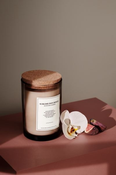 Large Cork-lid Scented Candle | H&M (US + CA)
