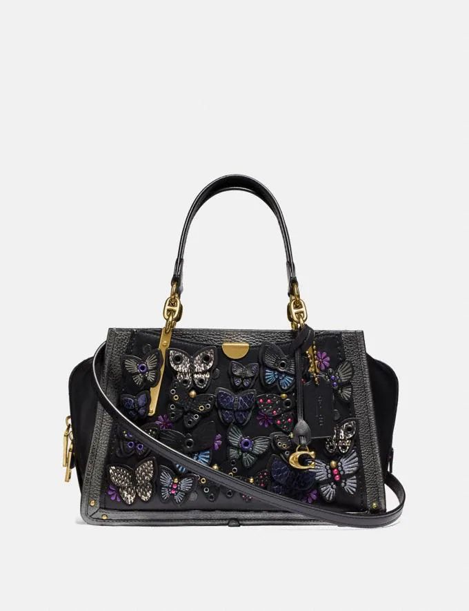 Dreamer With Butterfly Applique and Snakeskin Detail | Coach (US)