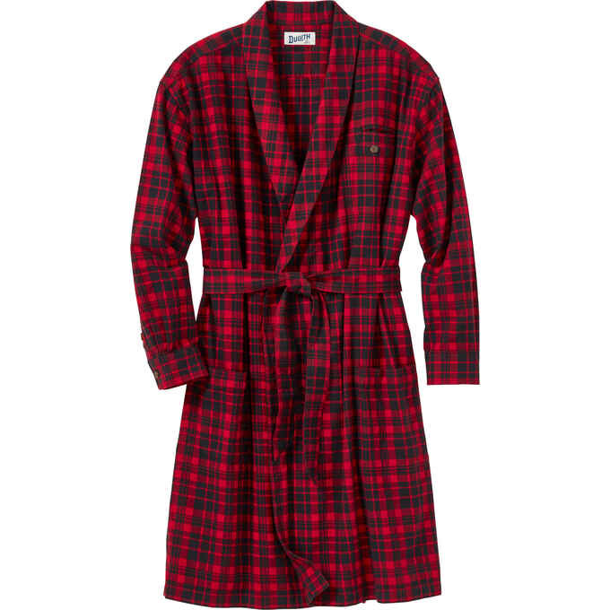 Men's Free Swingin' Flannel Robe | Duluth Trading Company