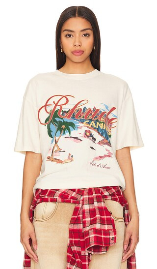 Cannes Beach Tee in Vintage White | Revolve Clothing (Global)