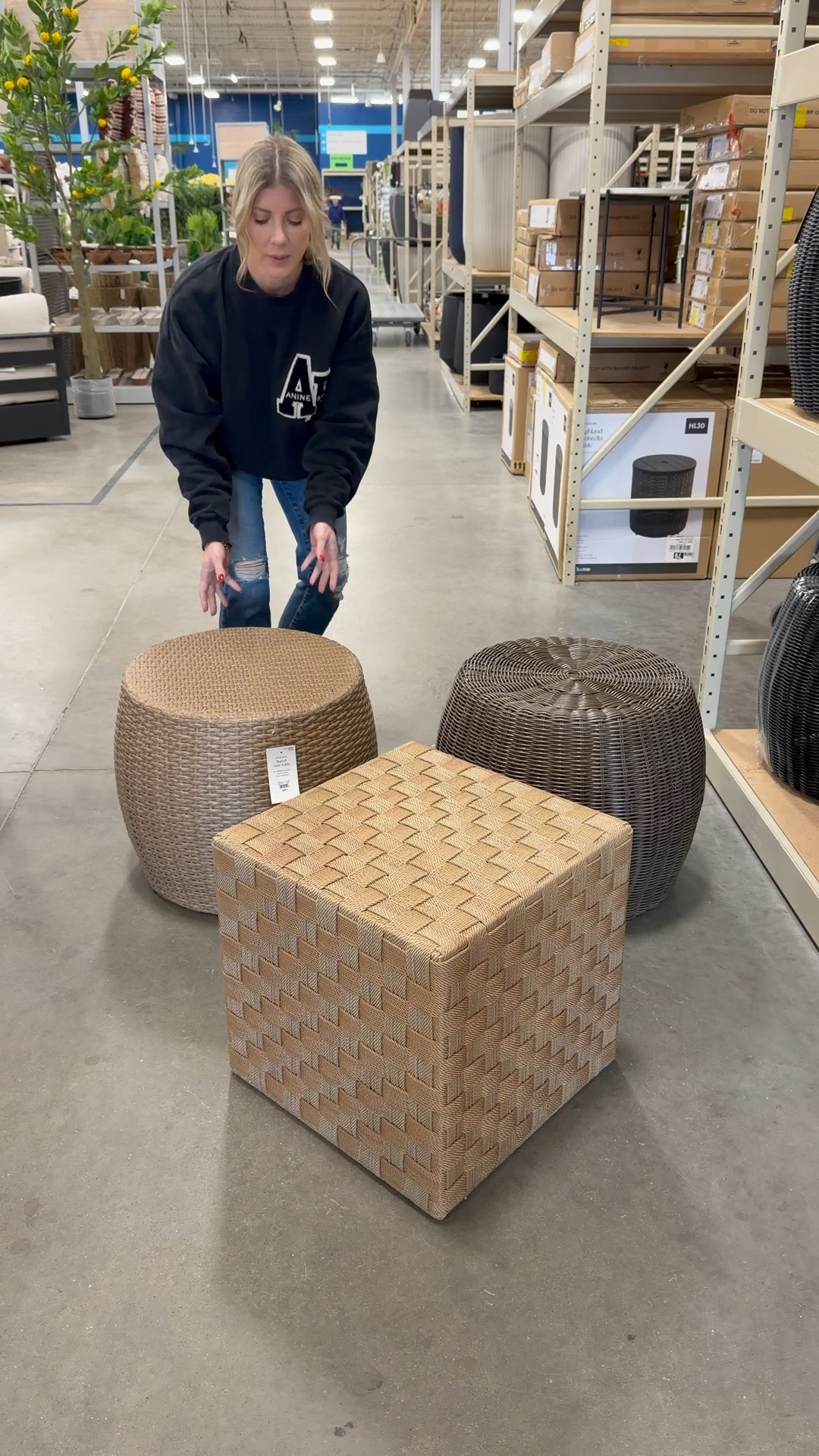 Outdoor ottoman’s on sale from at home. I would highly suggest these. I really loved all three the two natural color on sale outdoor Otto.

#LTKHome #LTKSaleAlert