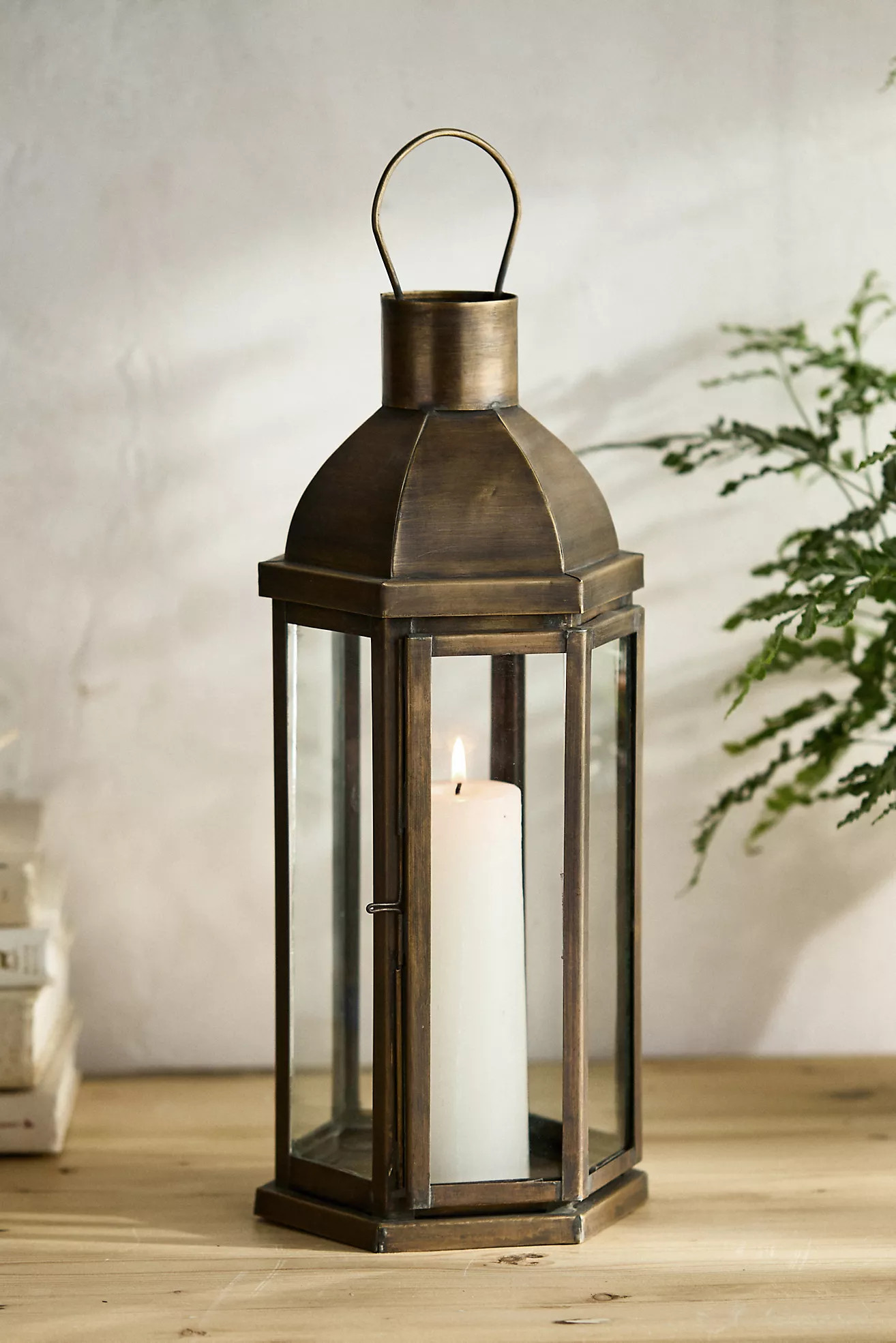 Slim Hexagon Lantern | Anthropologie (US)