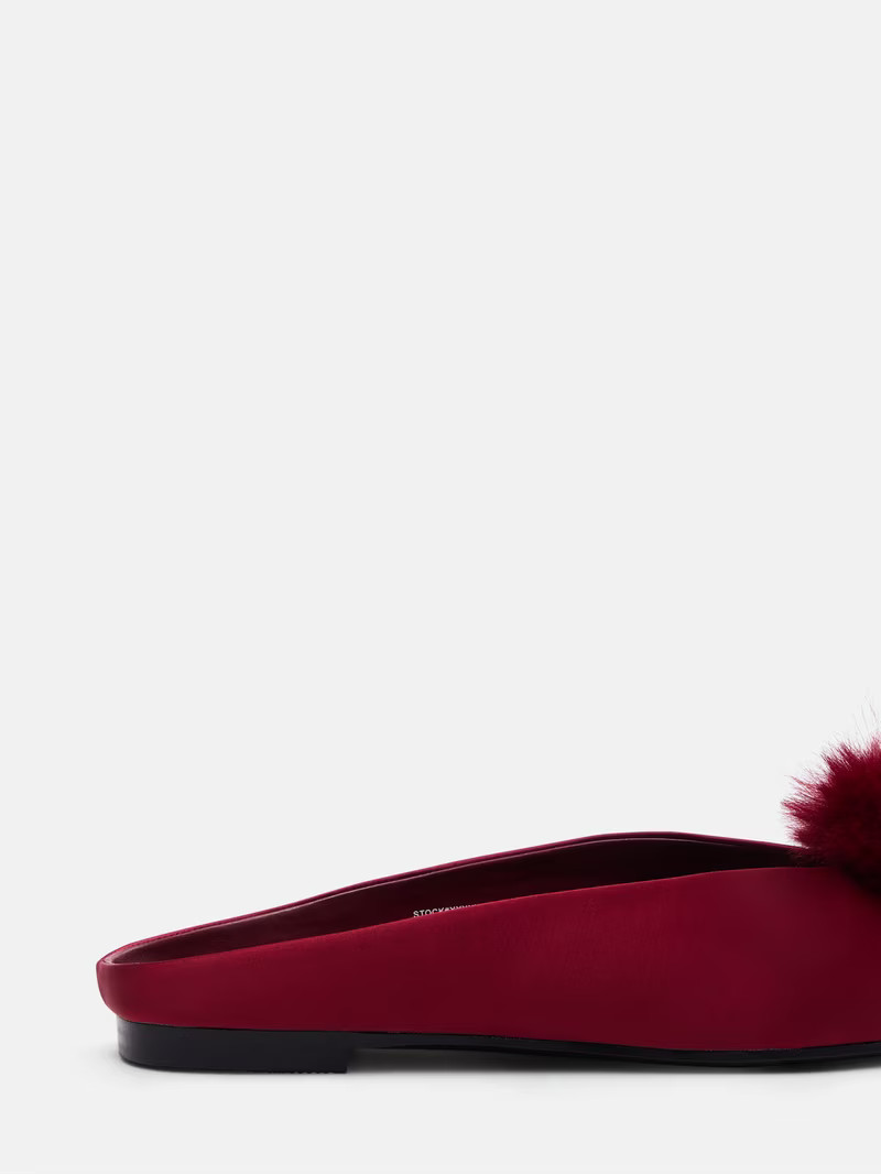 Scoop Women's Pom Pom Mules | Walmart (US)