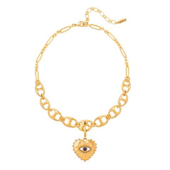 Sofia Heart Charm Necklace | Sequin