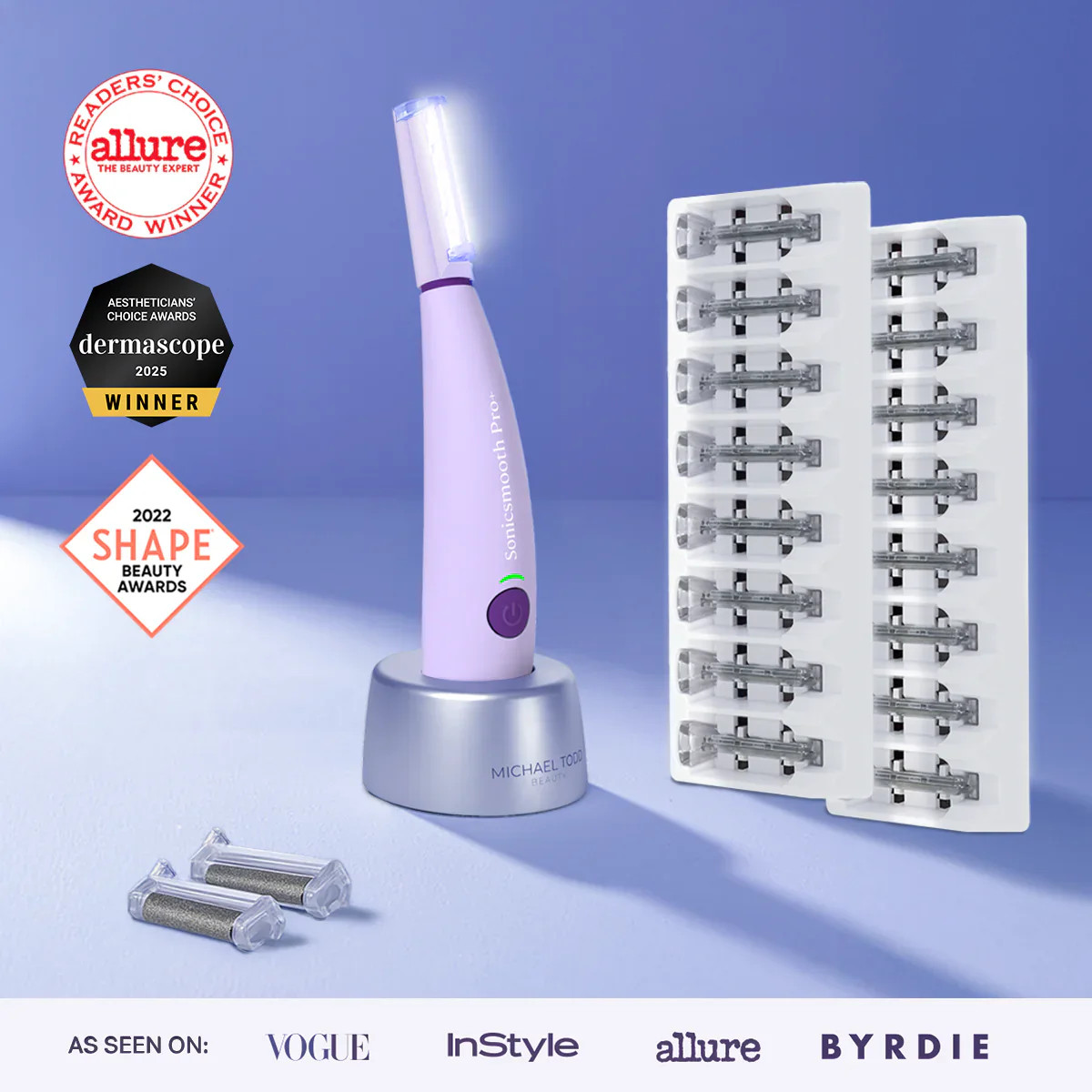 Sonicsmooth Pro+| Sonic Dermaplaning System by Michael Todd Beauty | Michael Todd Beauty