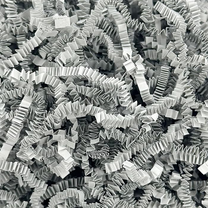 Corlcol 1LB Crinkle Cut Paper Shred Filler for Gift Box Bag and Basket On Holidays(Grey) | Amazon (US)