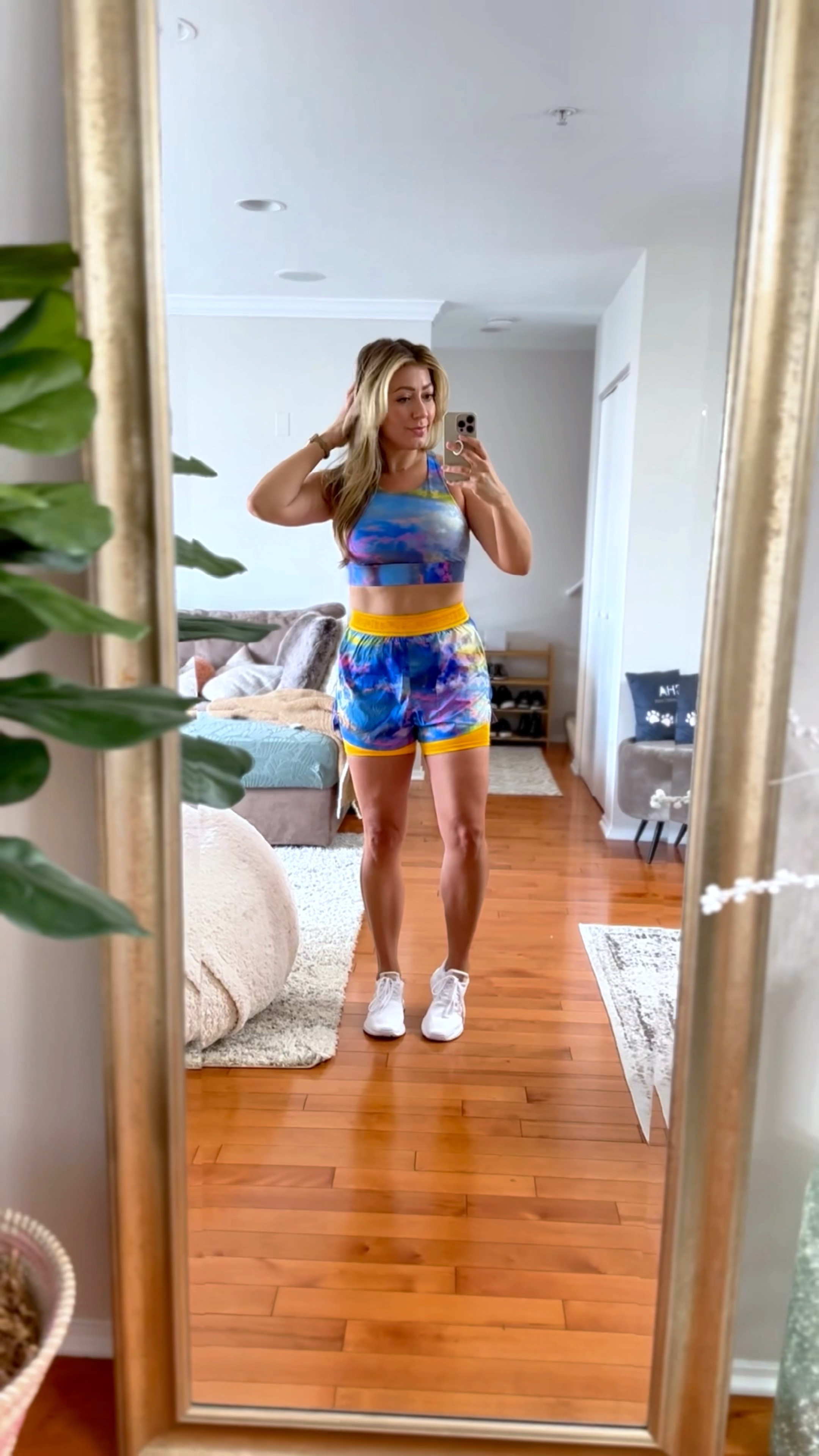 The cutest work out set you ever did see - that’s true to size and I love that the bike shorts underneath have pockets. 

#LTKFitness #LTKstyletip #LTKunder50