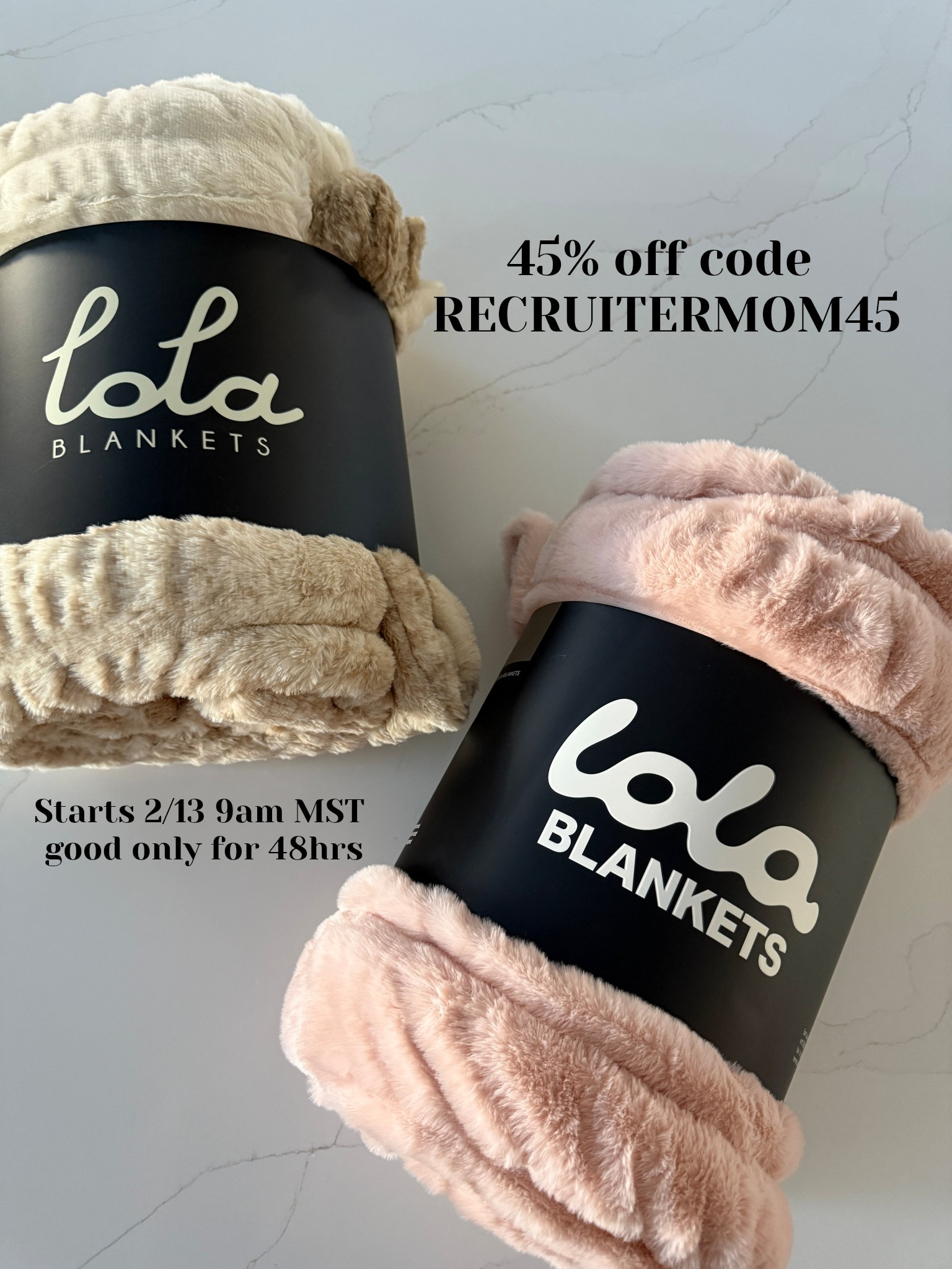 We love the thick Lola blankets and now their winter sale is starting with early access on 2/13 at 9am CST use code RECRUITERMOM45 for 45% off sitewide 

#LTKSeasonal #LTKSaleAlert #LTKHome